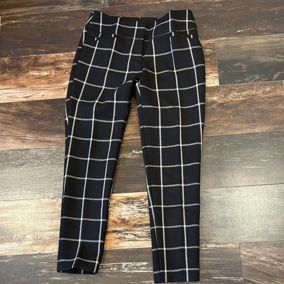 Loft Julie Skinny Windowpane Plaid - Picture 1 of 6